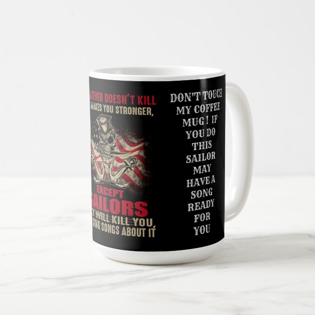 TAZA DE CAFÉ NO TOQUES MI BOLSA DE CAFÉ (Anverso derecho)