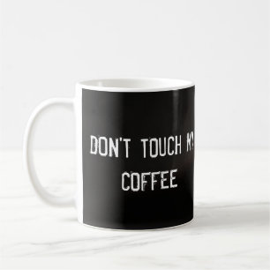 Taza De Café No toques mi café, picando café de gato.