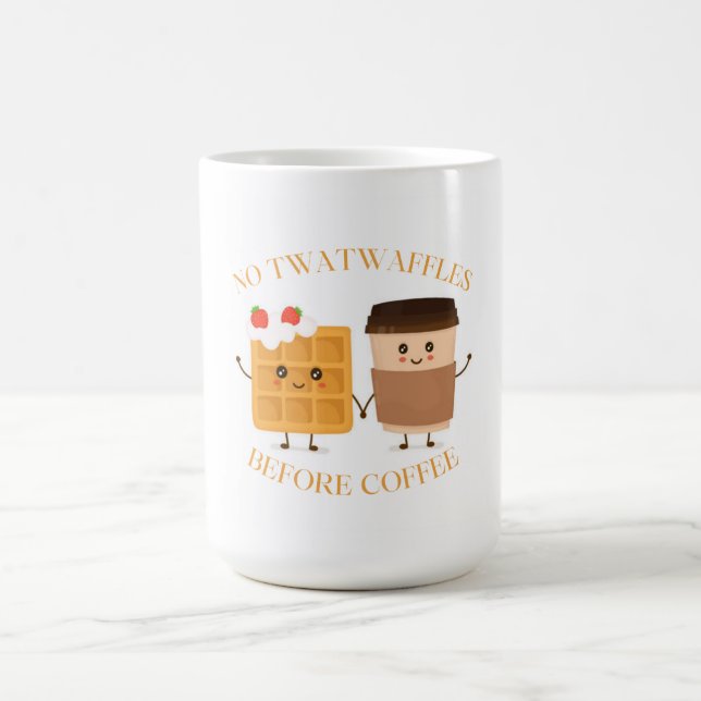 Taza De Café No Twatwaffles Antes del Café (Centro)