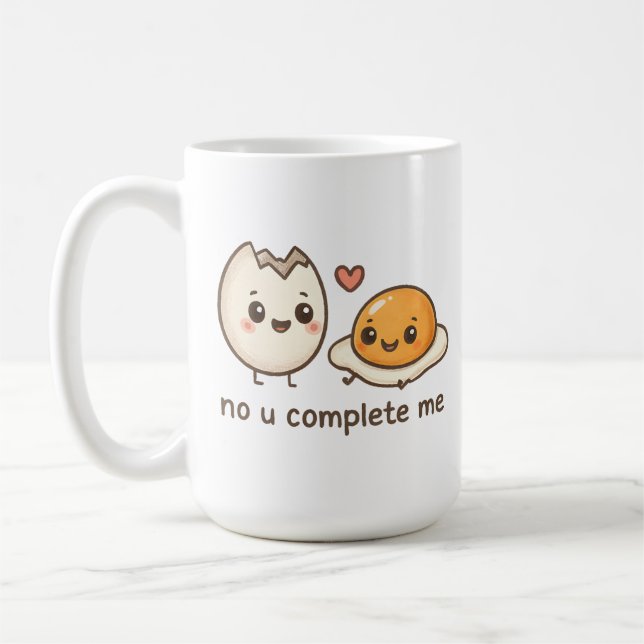 Taza De Café No U Complete Me (Izquierda)