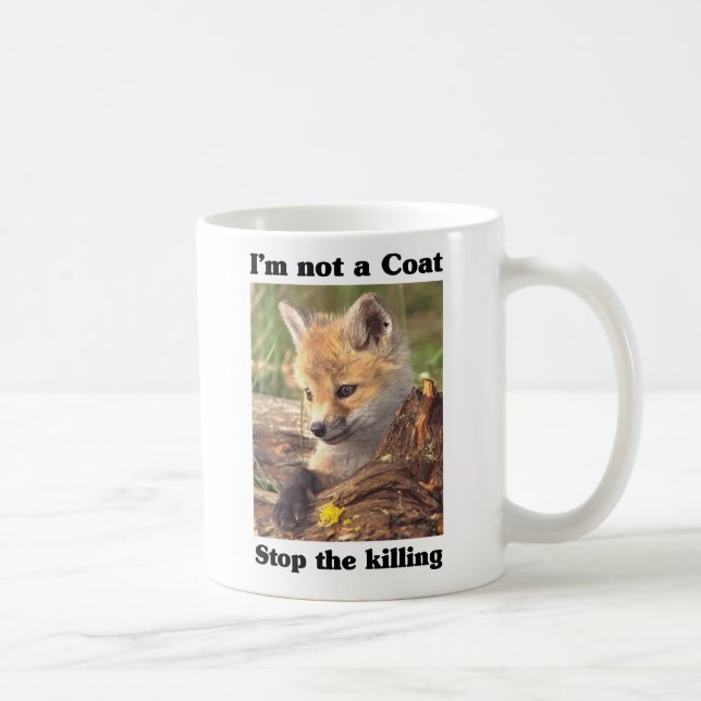 Taza De Café No un Coat-Fox (Derecha)
