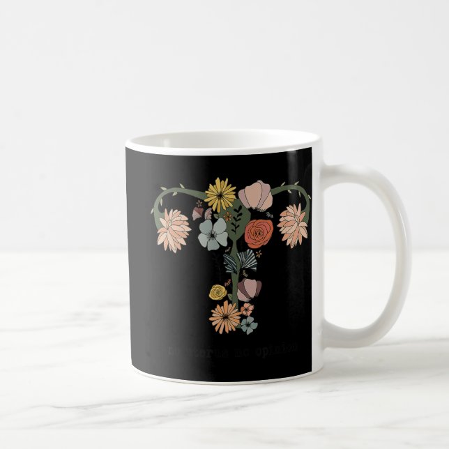 Taza De Café No Uterus No Opinion Feminist Pro Choice Women's R (Derecha)