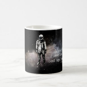 Taza De Café No veo a ningún dios para arriba aquí