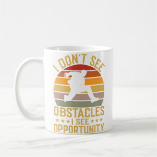 Taza De Café No Veo Obstáculos Veo Oportunidad Parkour Tr