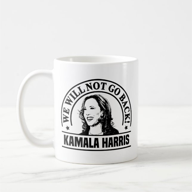 Taza De Café No volveremos Kamala Harris Mug (Izquierda)