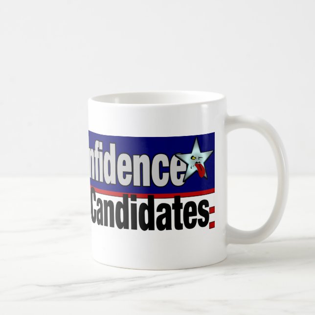 Taza De Café No vote ninguna confianza (Derecha)