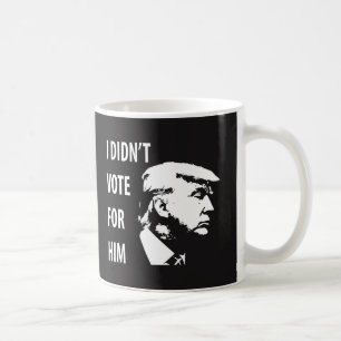 Taza De Café No voté por Trump