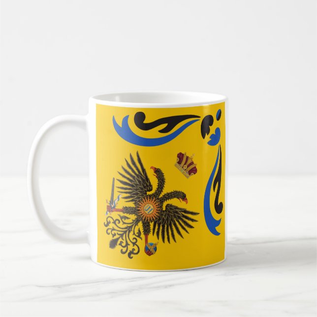 Taza De Café Nobile Contrada dell'Aquila Palio di Siena (Águila (Izquierda)