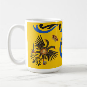 Taza De Café Nobile Contrada dell'Aquila Palio di Siena (Águila