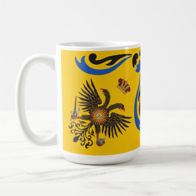 Taza De Café Nobile Contrada dell'Aquila Palio di Siena (Águila (Izquierda)