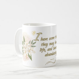 Taza De Café Noble Life Mug: 'John 10:10
