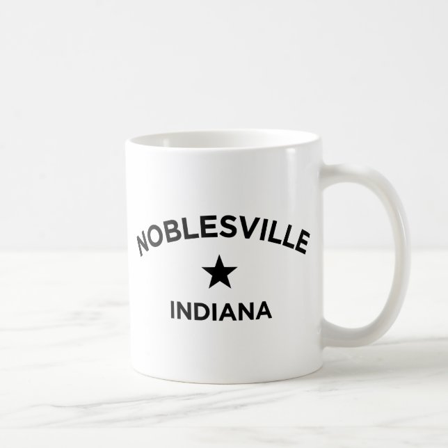 Taza De Café Noblesville Indiana Mug (Derecha)