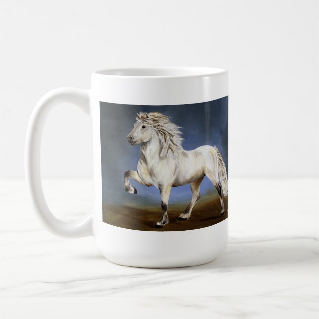 Taza De Café Nobleza islandesa del caballo (Izquierda)