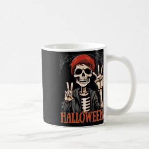 Taza De Café Noche de Apocalipsis de Esqueleto en la divertida 