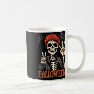 Taza De Café Noche de Apocalipsis de Esqueleto en la divertida