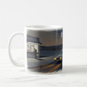 Taza De Café Noche de coche rápido Mano a mano Escape Mug