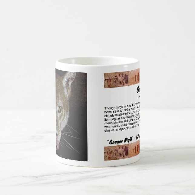 Taza De Café Noche de Cougar (Centro)
