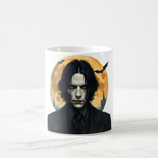 Taza De Café Noche de Halloween - Levantamiento de vampiros (Centro)