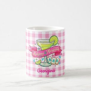 Taza De Café Noche de Juego de Mahjong y Margaritas Cóctel
