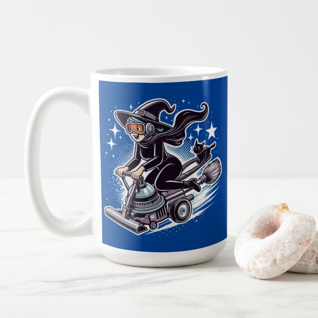 Taza De Café Noche de la Bruja Turbo: Halloween es una historia (Con donut)