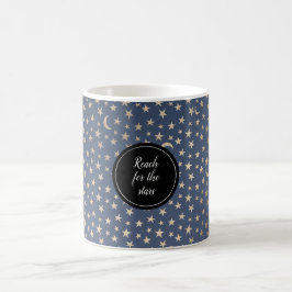 Taza De Café Noche de la luna de oro y el cielo estrellado
