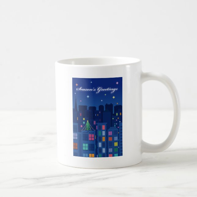 Taza De Café Noche de los navidades (Derecha)