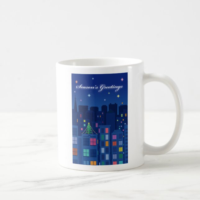 Taza De Café Noche de los navidades (Derecha)