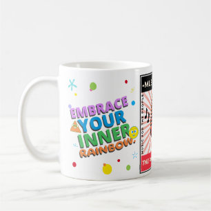 TAZA DE CAFÉ NOCHE DE MÚSICA, ARCOÍRIS INTERIOR