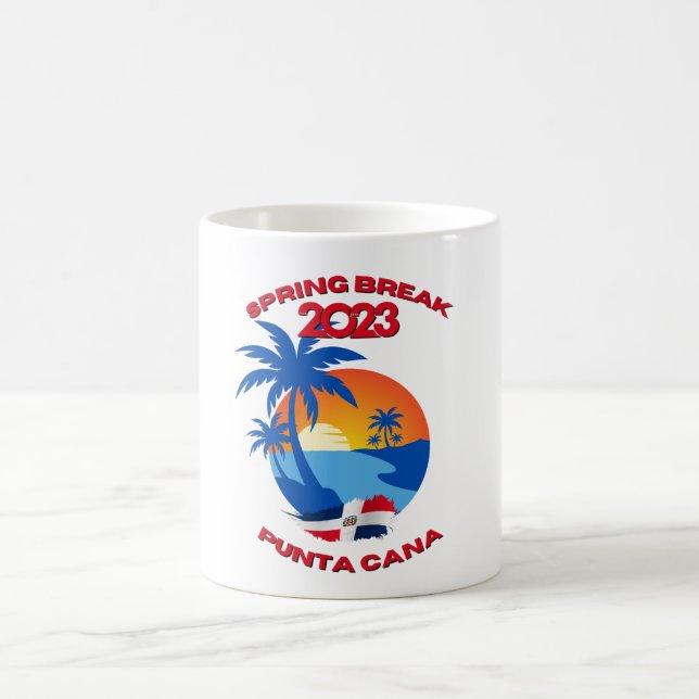 Taza De Café Noche de primavera Punta Cana 2023 Mug (Centro)