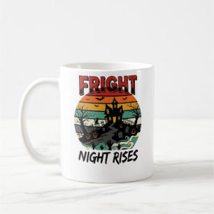 Taza De Café Noche de Terror en el Cementerio de Halloween