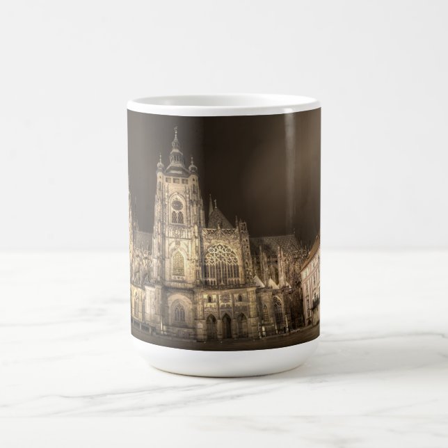 Taza De Café Noche del castillo de Praga (Centro)