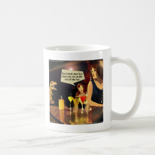 Taza De Café Noche divertida de señoras con T-rex cómico
