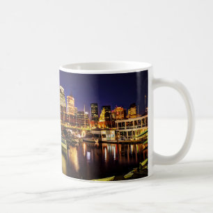 Taza De Café Noche en Puerto Madero