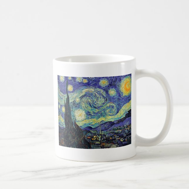 Taza De Café Noche estrellada de van Gogh (Derecha)