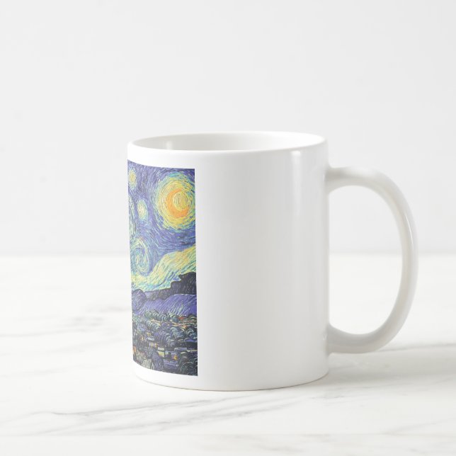 Taza De Café Noche estrellada de van Gogh (Derecha)