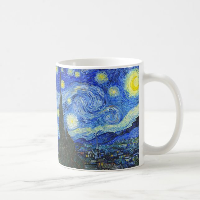 Taza De Café Noche estrellada de Vincent van Gogh (Derecha)
