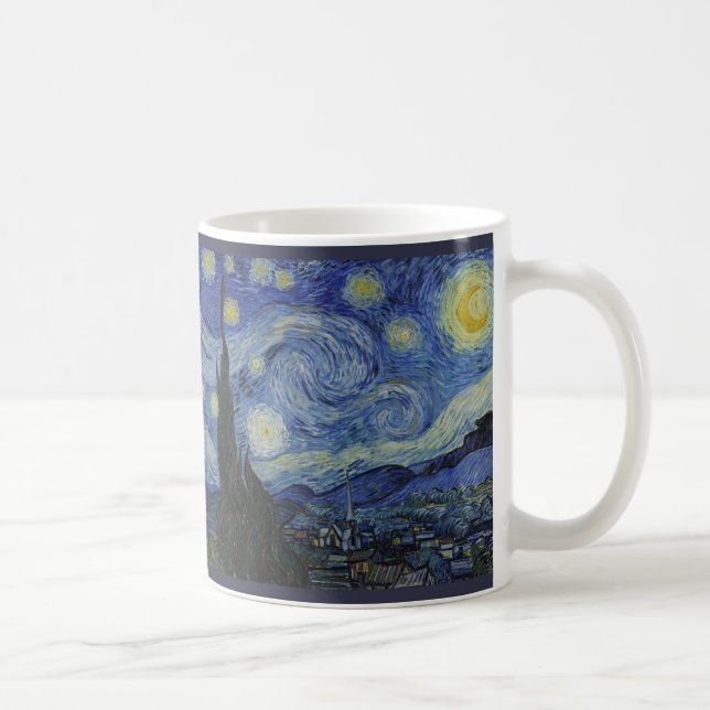Taza De Café Noche estrellada de Vincent van Gogh - 1889 (Derecha)