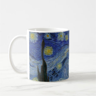 Taza De Café Noche estrellada, pintura al óleo, Vincent Van Gog