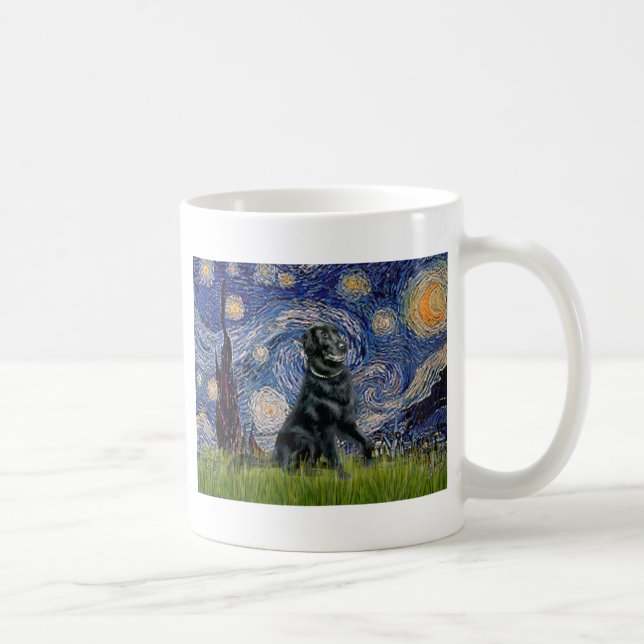 Taza De Café Noche estrellada - Recuperador plano 2 (Derecha)