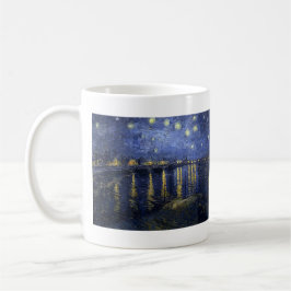 Taza De Café Noche estrellada sobre el Rhone