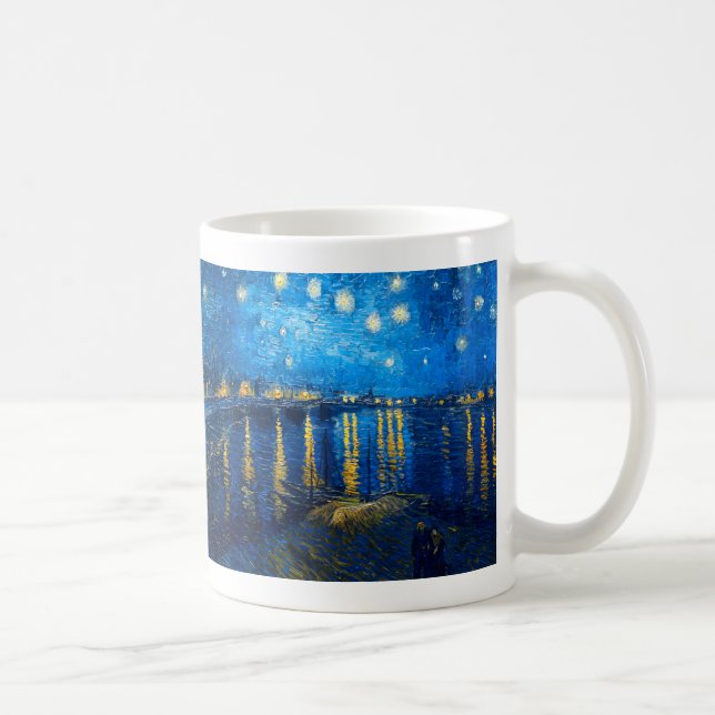 Taza De Café Noche estrellada sobre el Rhone, Van Gogh (Derecha)