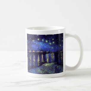 Taza De Café noche estrellada sobre el teléfono 1890