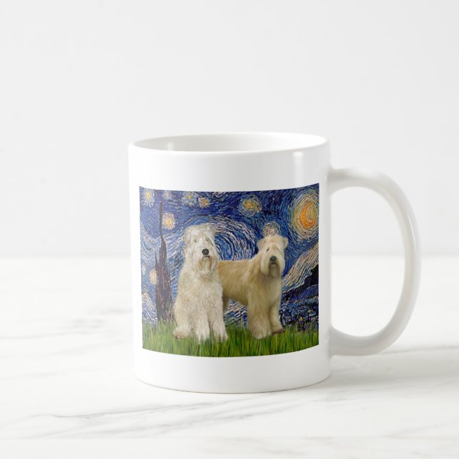 Taza De Café Noche estrellada - Territorios de Wheaten (dos) (Derecha)