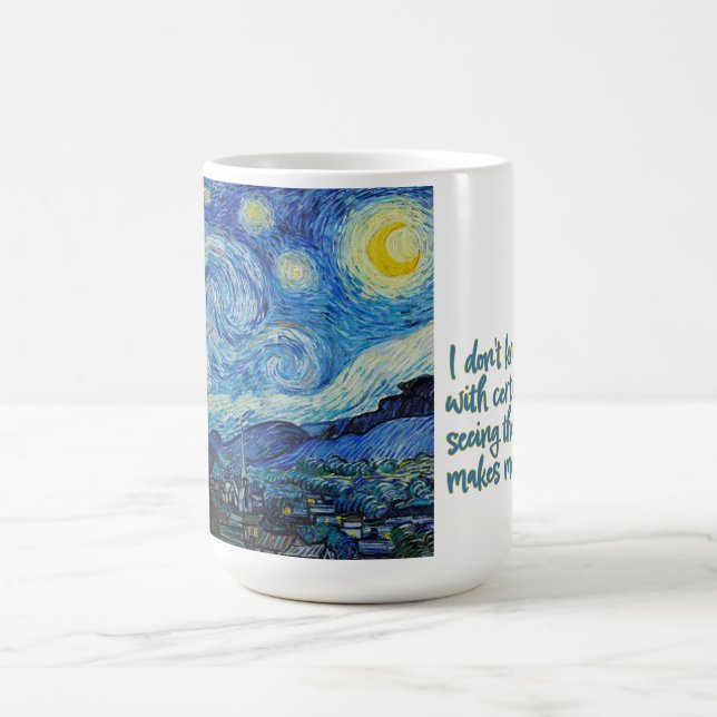 Taza De Café Noche estrellada, van Gogh Mug (Centro)