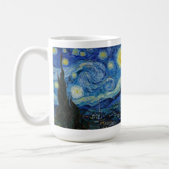 Taza De Café Noche estrellada | Vincent van Gogh (Izquierda)