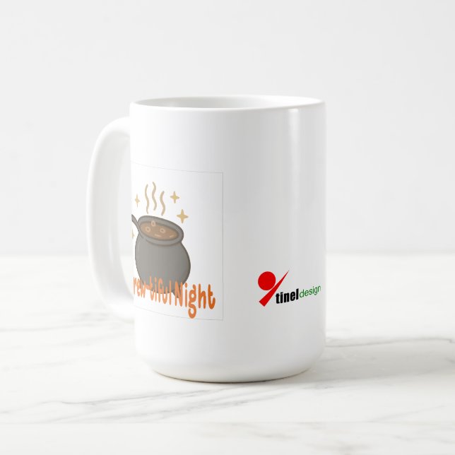 Taza De Café Noche hermosa - Café Cauldron Magic (Anverso izquierdo)