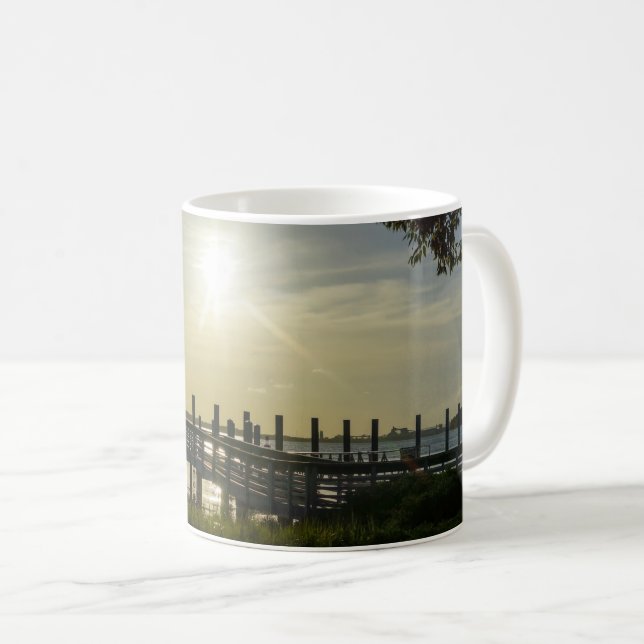 Taza De Café Noche Pacífica En Cooper River Coffee Mug (Anverso derecho)