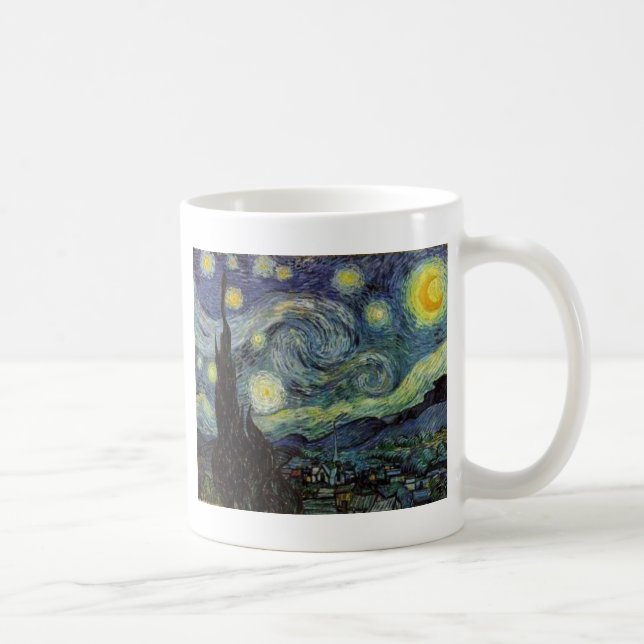 Taza De Café Noche Starry - van Gogh (Derecha)