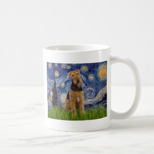 Taza De Café Noche Stgarry - Airedale Terrier (#1)