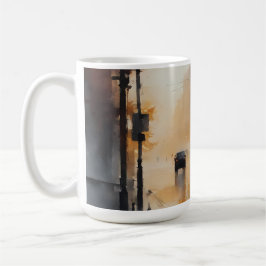 Taza De Café Noche urbana Misty